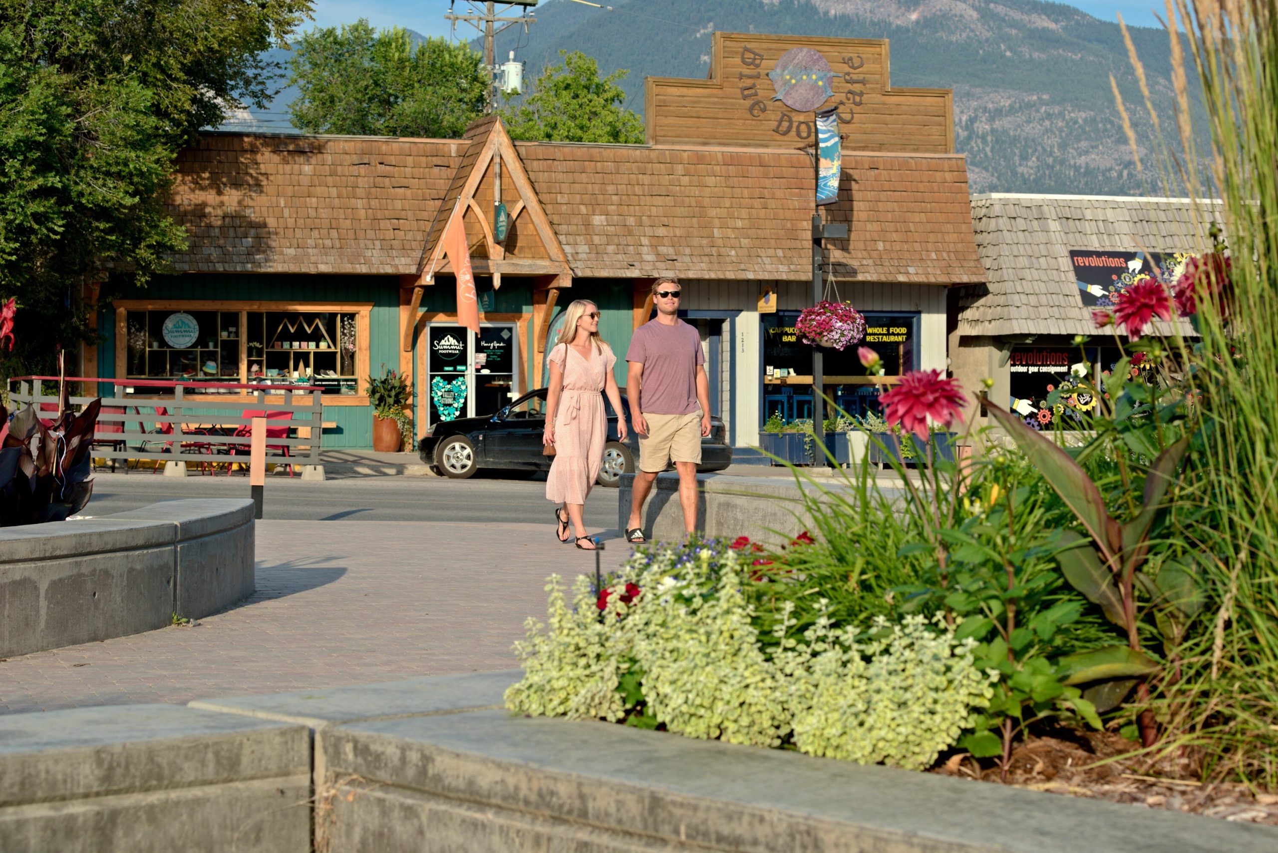 Summertime Charm in Downtown Invermere, BC 